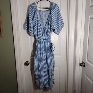 Wrap Maxi Short Puff Sleeve Dress Plus Size Old Navy